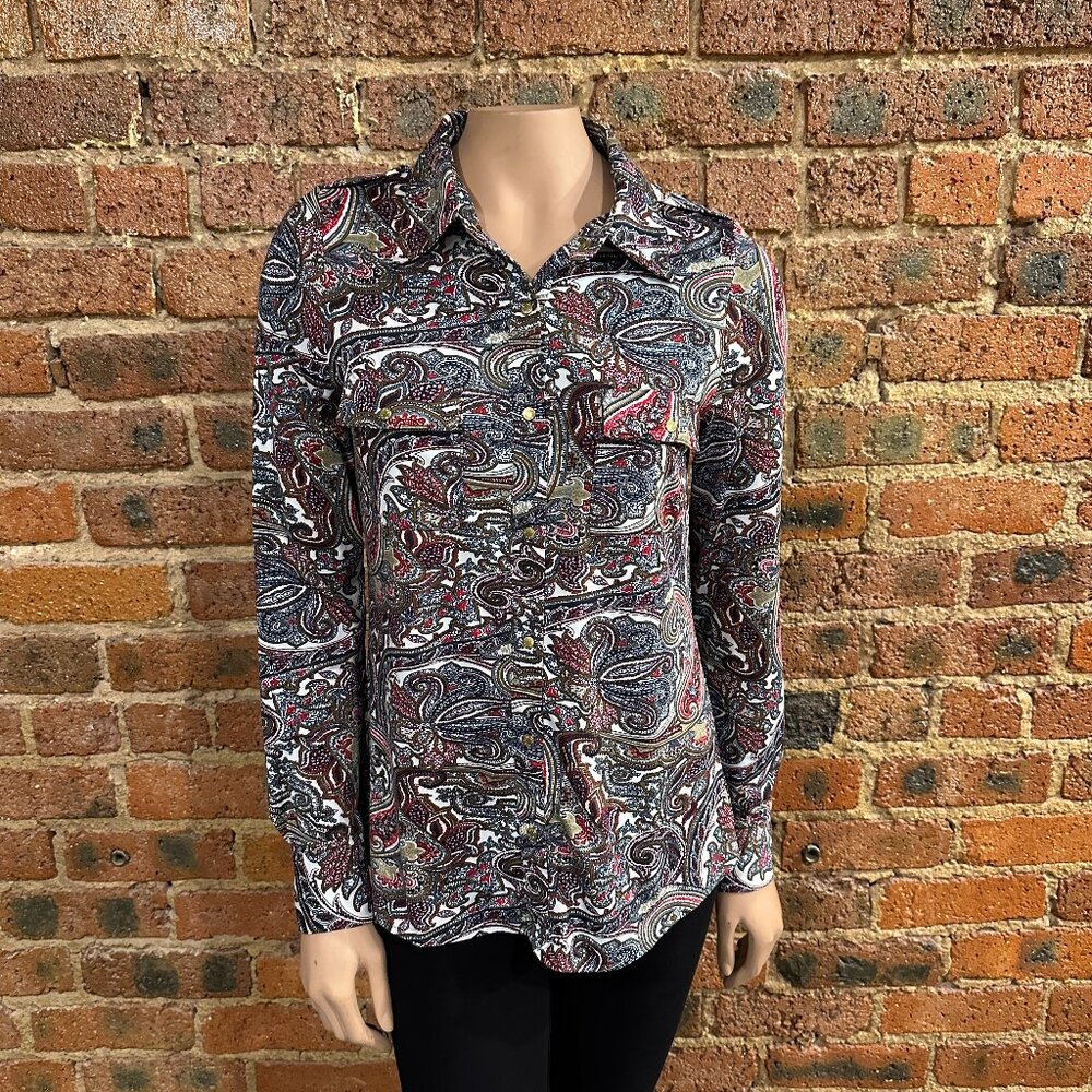 VGC BCBG Max Azria Pullover Shirt Blouse Size Medium